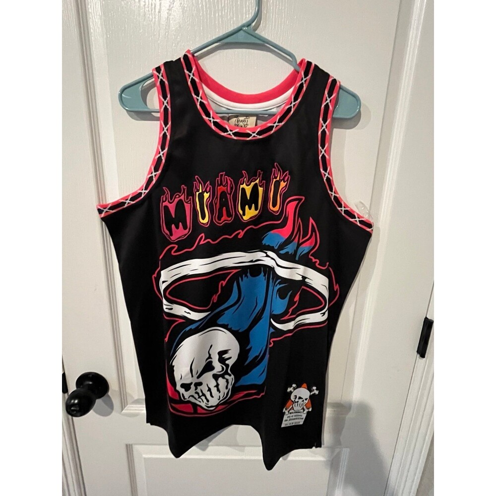 Dwyane Wade & LeBron James Miami Heat Reapers of South Beach Jersey Size M NWT